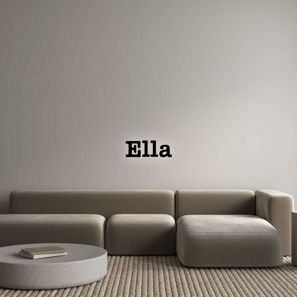 Custom Sign: Ella - Signio Technology Enterprise