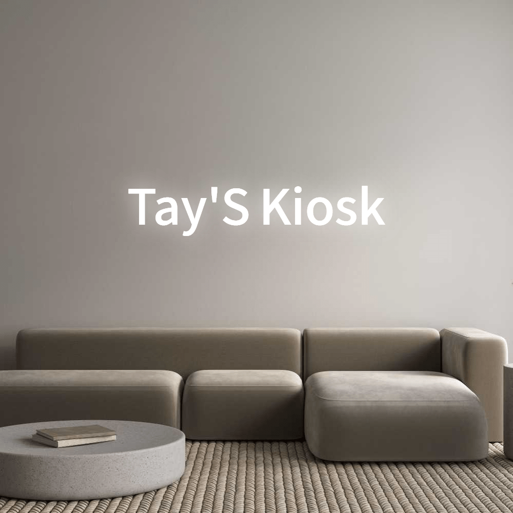 Custom Sign: Tay'S Kiosk - Signio Technology Enterprise