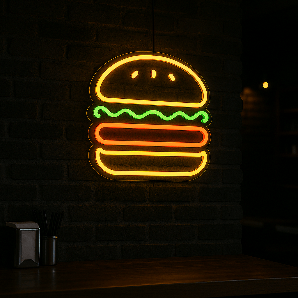 Neon Schild – Burger - Signio Technology Enterprise