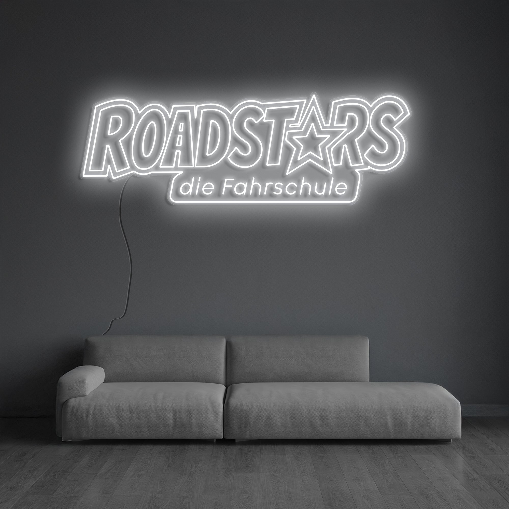 Individuelles Neon Logo