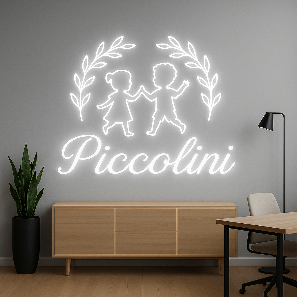 Individuelles Neon Logo - Signio Technology Enterprise