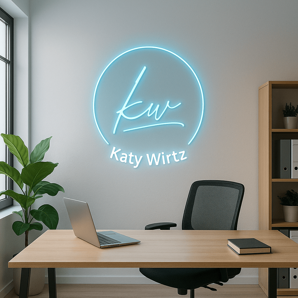 Individuelles Neon Logo - Signio Technology Enterprise