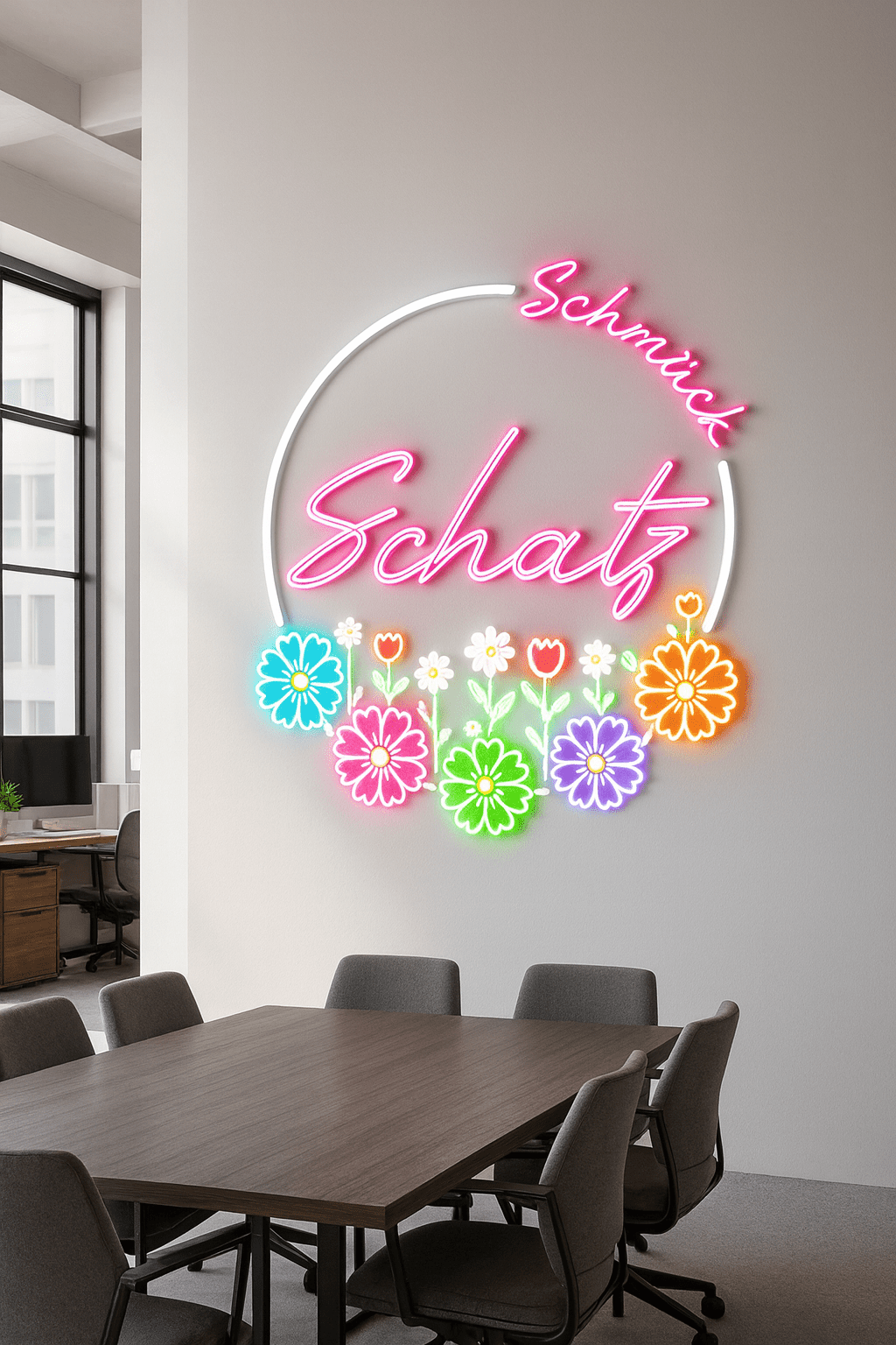 Individuelles Neon Logo - Signio Technology Enterprise