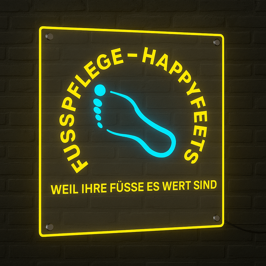 Individuelles Neon Logo - Signio Technology Enterprise