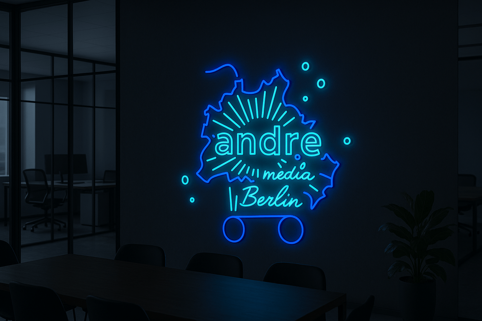 Individuelles Neon Logo - Signio Technology Enterprise