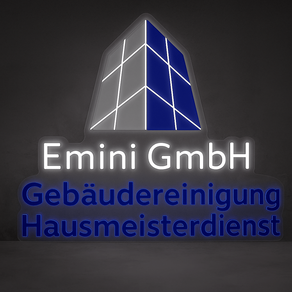 Individuelles Neon Logo – Emini GmbH - Signio Technology Enterprise