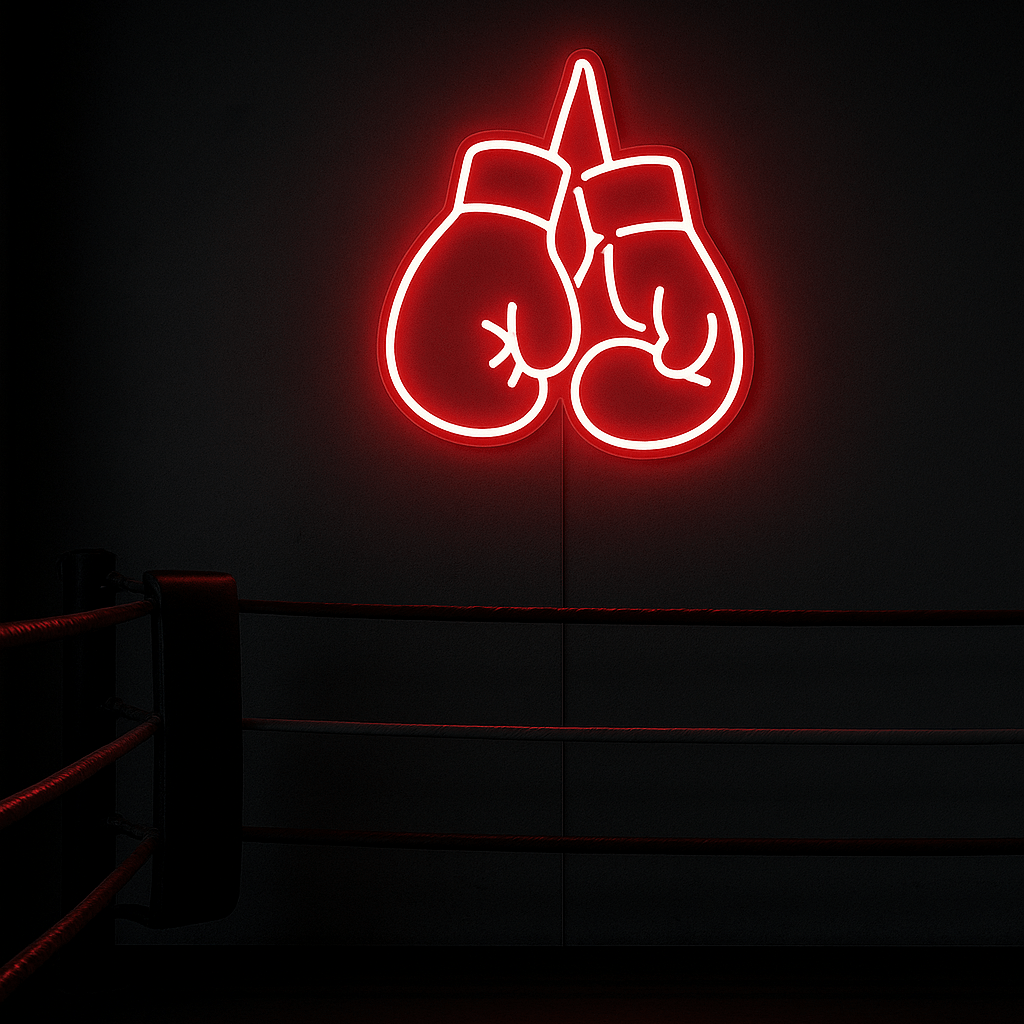 Neon Schild - Boxhandschuhe - Signio Technology Enterprise