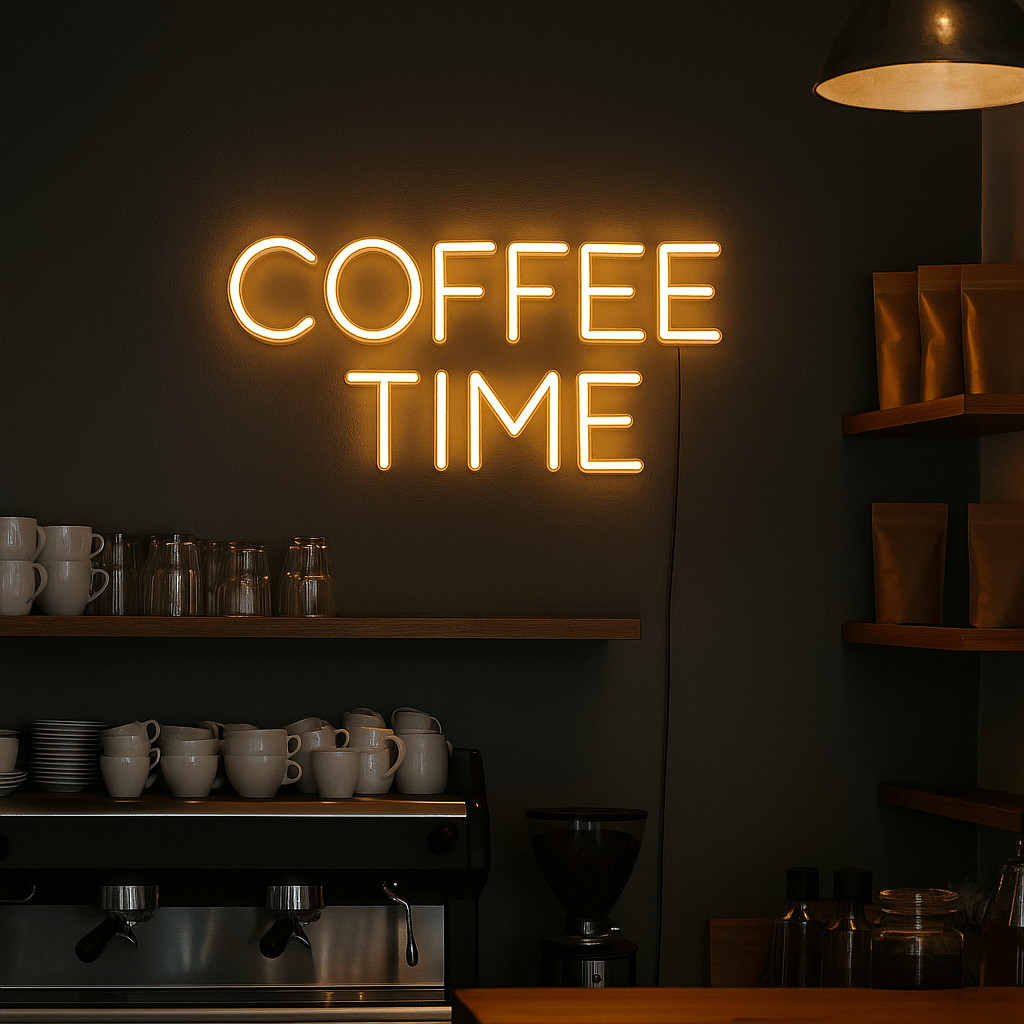 Neon Schild „Coffee Time“ - Signio Technology Enterprise