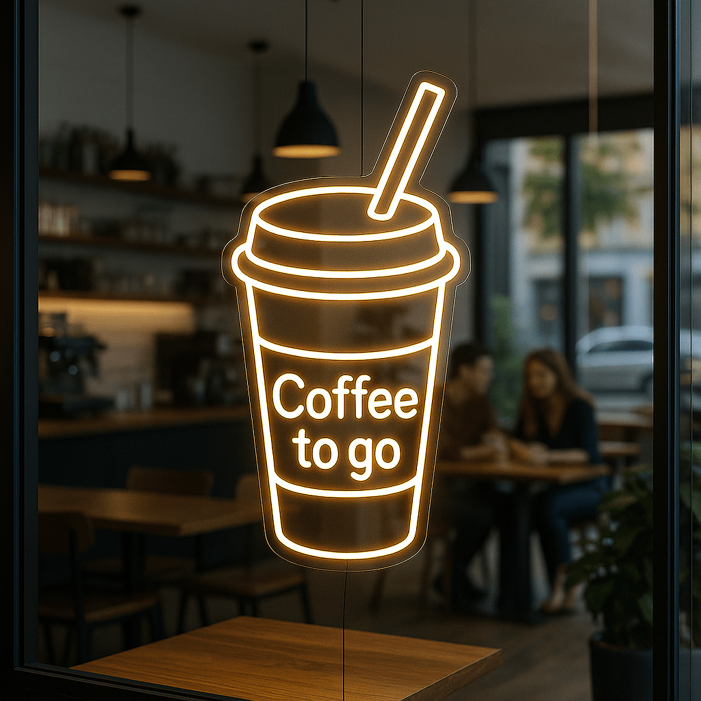 Neon Schild „Coffee To Go “ - Signio Technology Enterprise