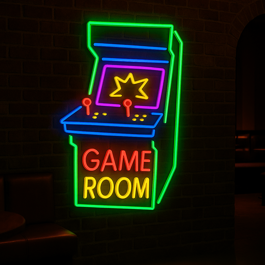 Neon Schild - Game Room Arcade - Signio Technology Enterprise