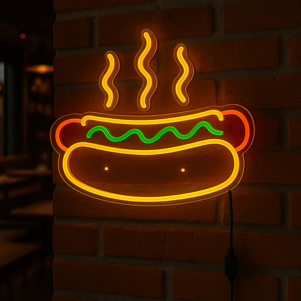 Neon Schild – Hotdog - Signio Technology Enterprise