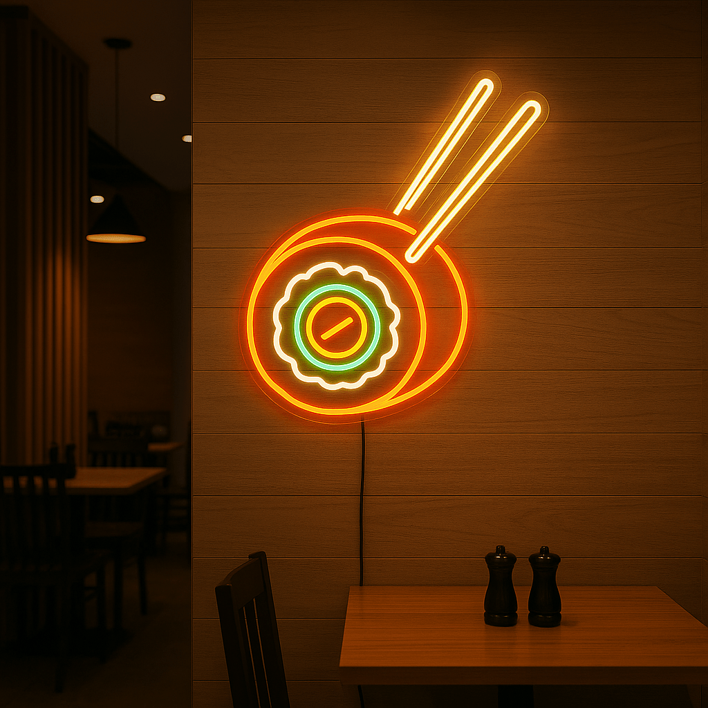 Neon Schild – Sushi Roll - Signio Technology Enterprise