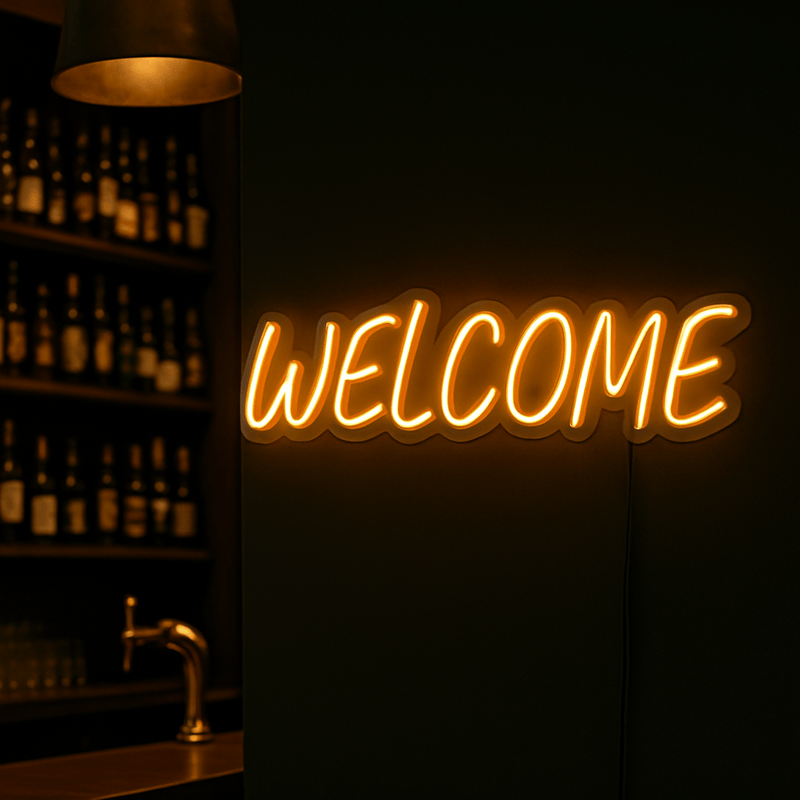 Neon Schild - Welcome